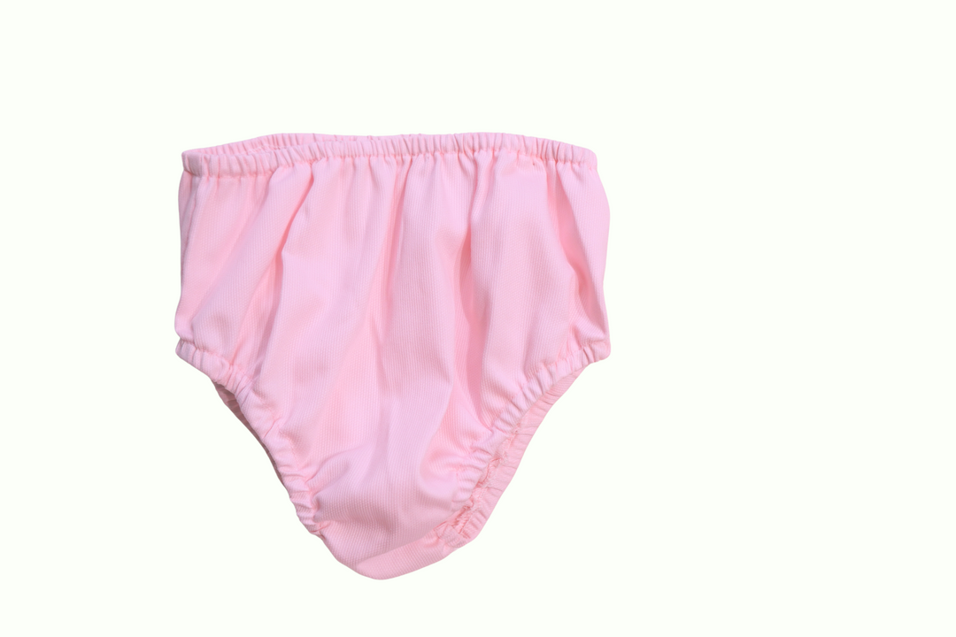 Pink Smocked Girls Dress – Classic Elegance for Babies and toddlers With bloomer and head bow