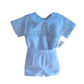 Classic White Linen Baby Boy Set – Hand-Smocked Elegance shirt and short pants