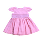 Blush Pink Smocked Girls Dress – Classic Elegance for Babies and toddlers With bloomer and head bow