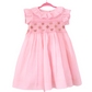 Hand-Smocked Pink Cotton Dress
