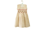 Load image into Gallery viewer, Toddler Floral Smocked Dress with hand Embroidery – Perfect Valentine Outfit
