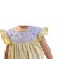 Lemon Drop Smocked Romper – Yellow Gingham