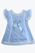 Load image into Gallery viewer, Classic Cream Baby Girl Clothing Set: Dress, Bloomers &amp; Blanket